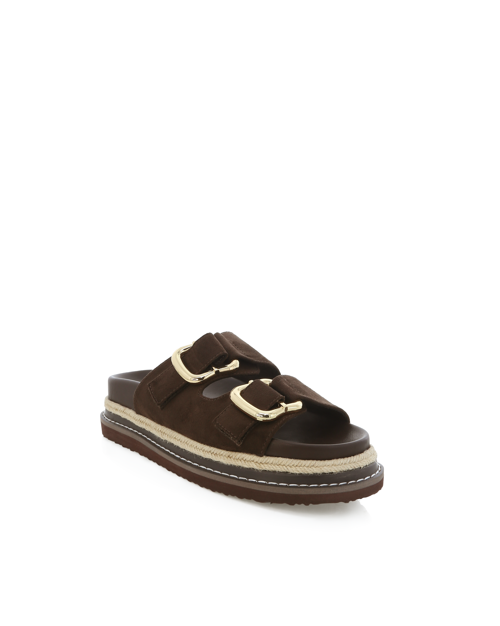 ALESSIA - DARK CACAO SUEDE-Sandals-Billini-Billini