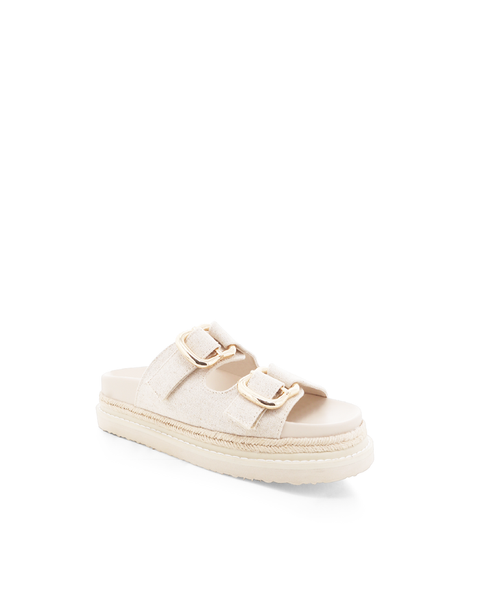 ALESSIA - WHEAT LINEN-Sandals-Billini-Billini