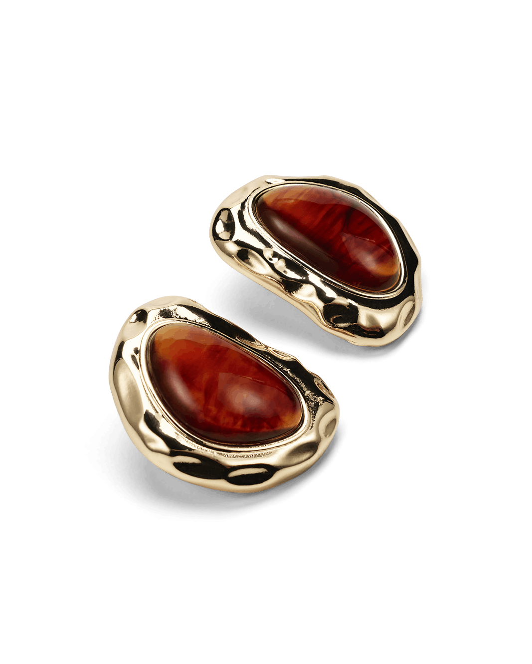 ALEX EARRINGS - GOLD-CHOCOLATE-JEWELLERY-Billini-Billini