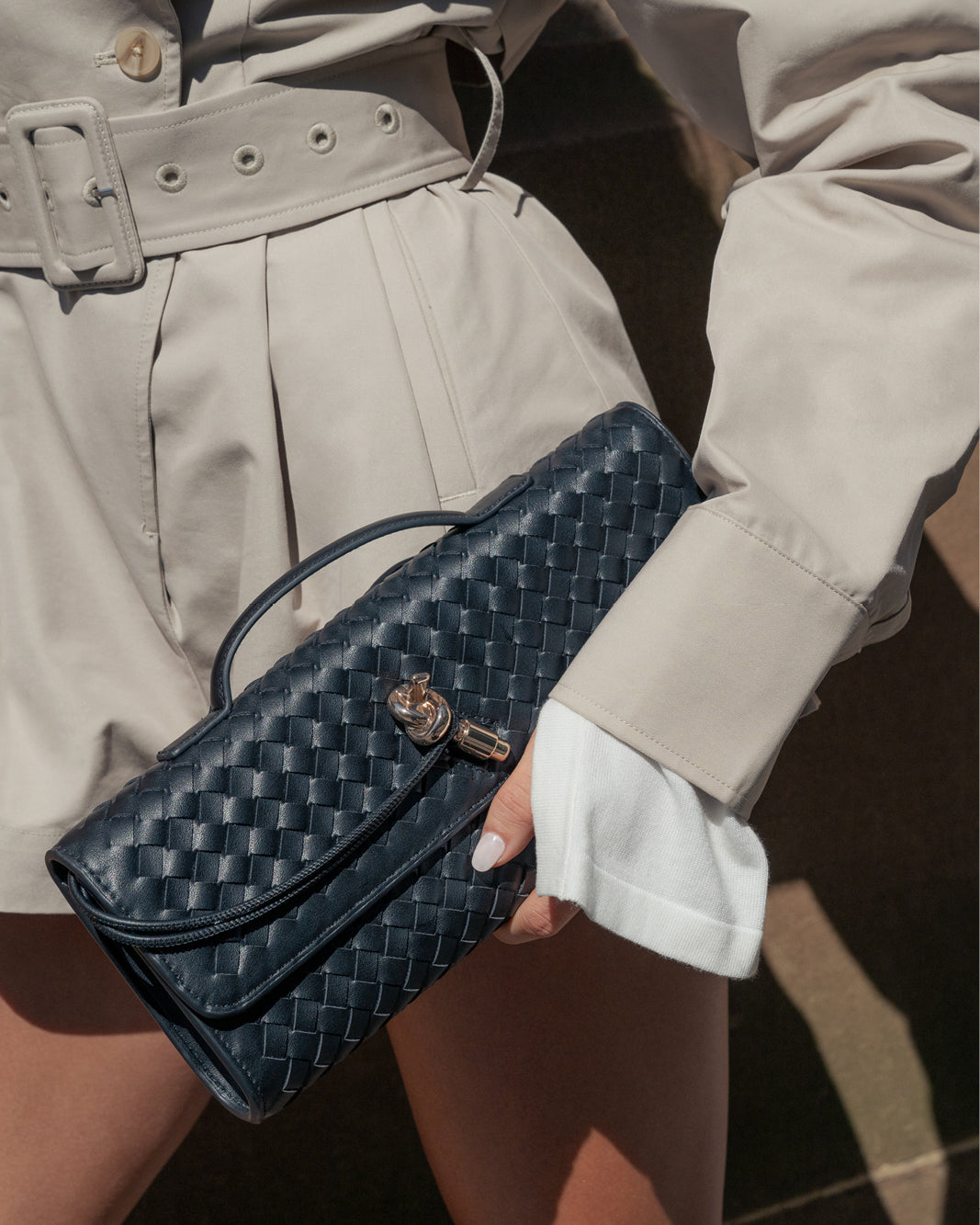 ALICE CLUTCH BAG - BLACK-Handbags-Billini-Billini