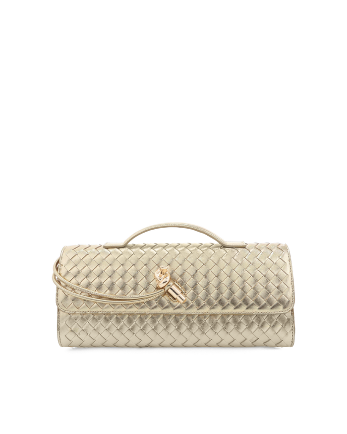 ALICE CLUTCH BAG - GOLD METALLIC-Handbags-Billini-Billini