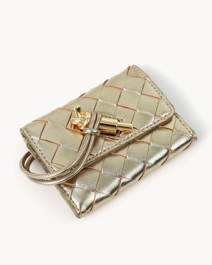 ALICE WALLET - GOLD METALLIC-GIFTING-Billini-Billini