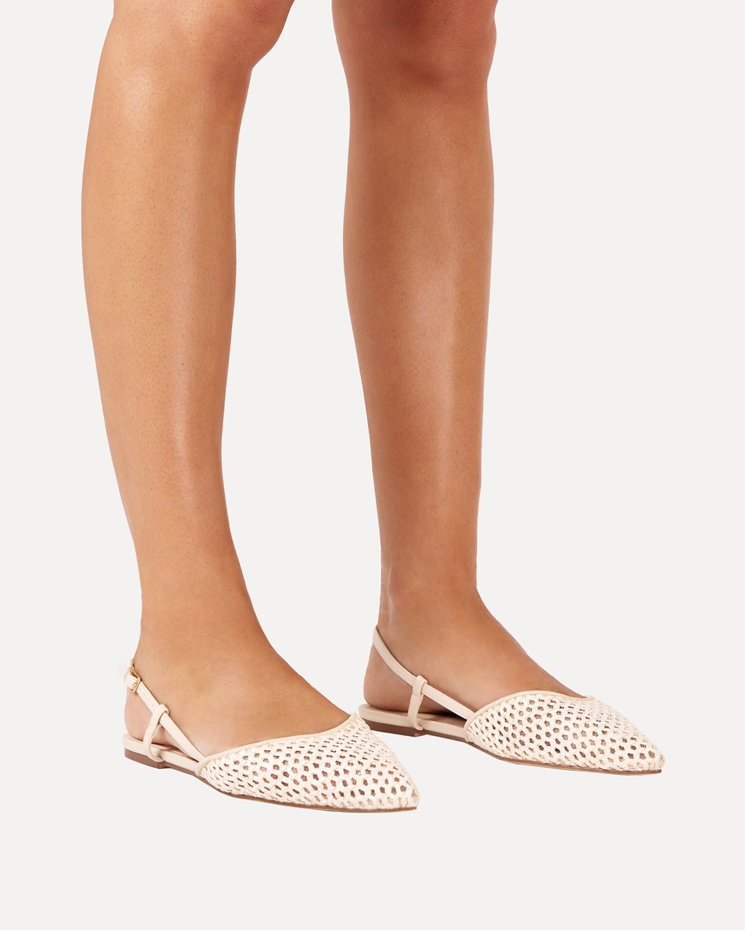 ALISON - CREAM RAFFIA-Flats-Billini-Billini