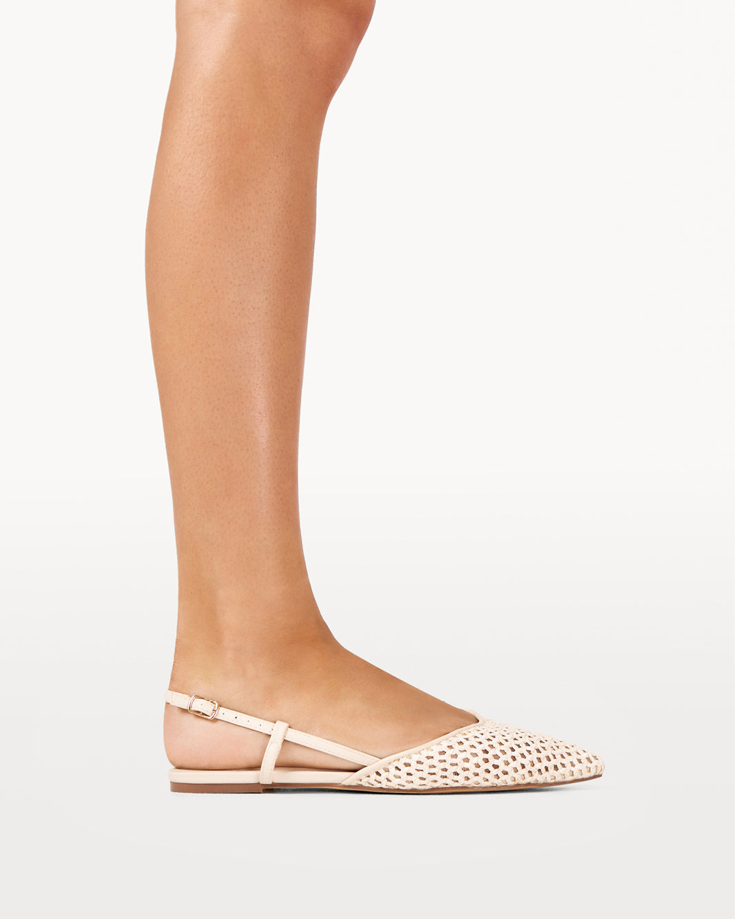 ALISON - CREAM RAFFIA-Flats-Billini-Billini