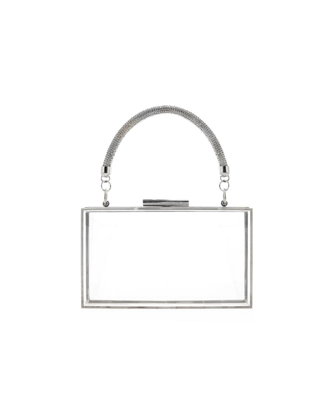ALLAIS HANDLE BAG - CLEAR-DIAMANTE-Handbags-Billini-O/S-Billini