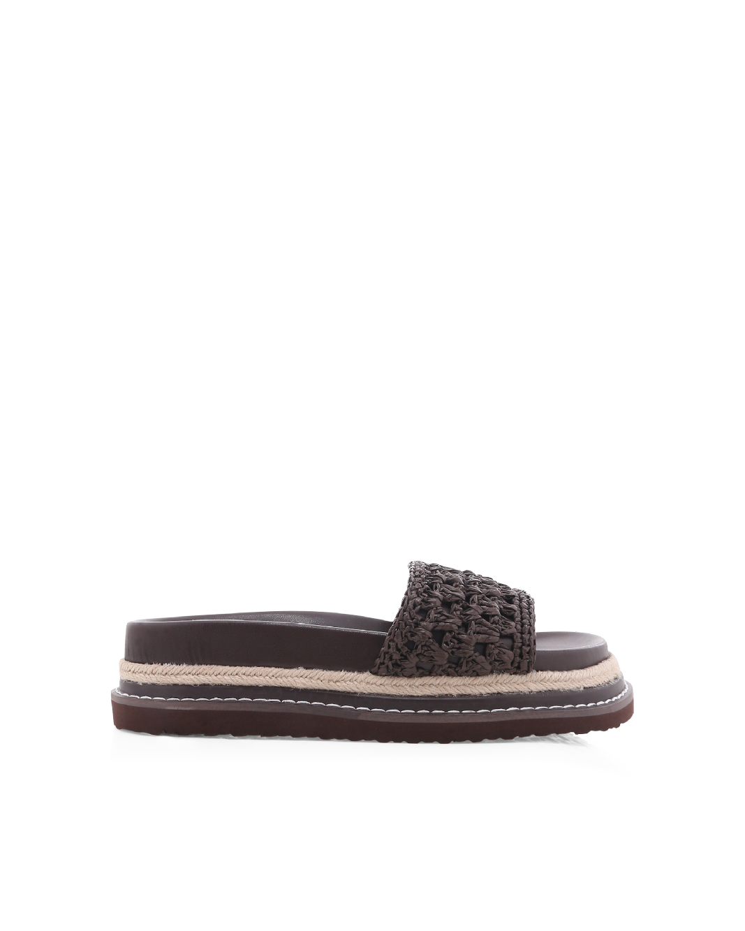 ALTHEA - CHOCOLATE RAFFIA-Sandals-Billini-Billini