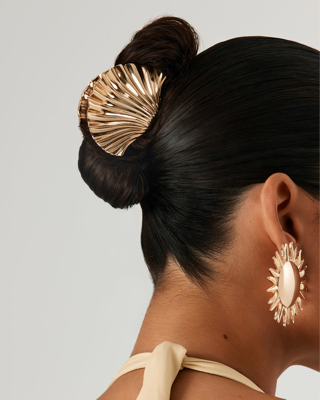 AMARA CLAW CLIP - GOLD-HAIR ACCESSORY-Billini-Billini