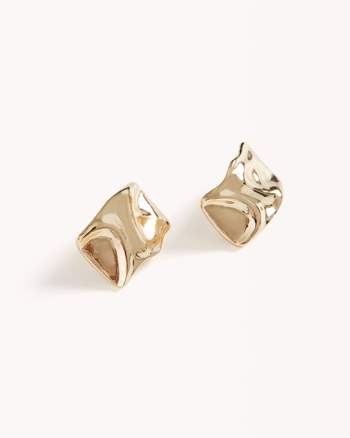AMBER EARRINGS - GOLD-JEWELLERY-Billini-O/S-Billini