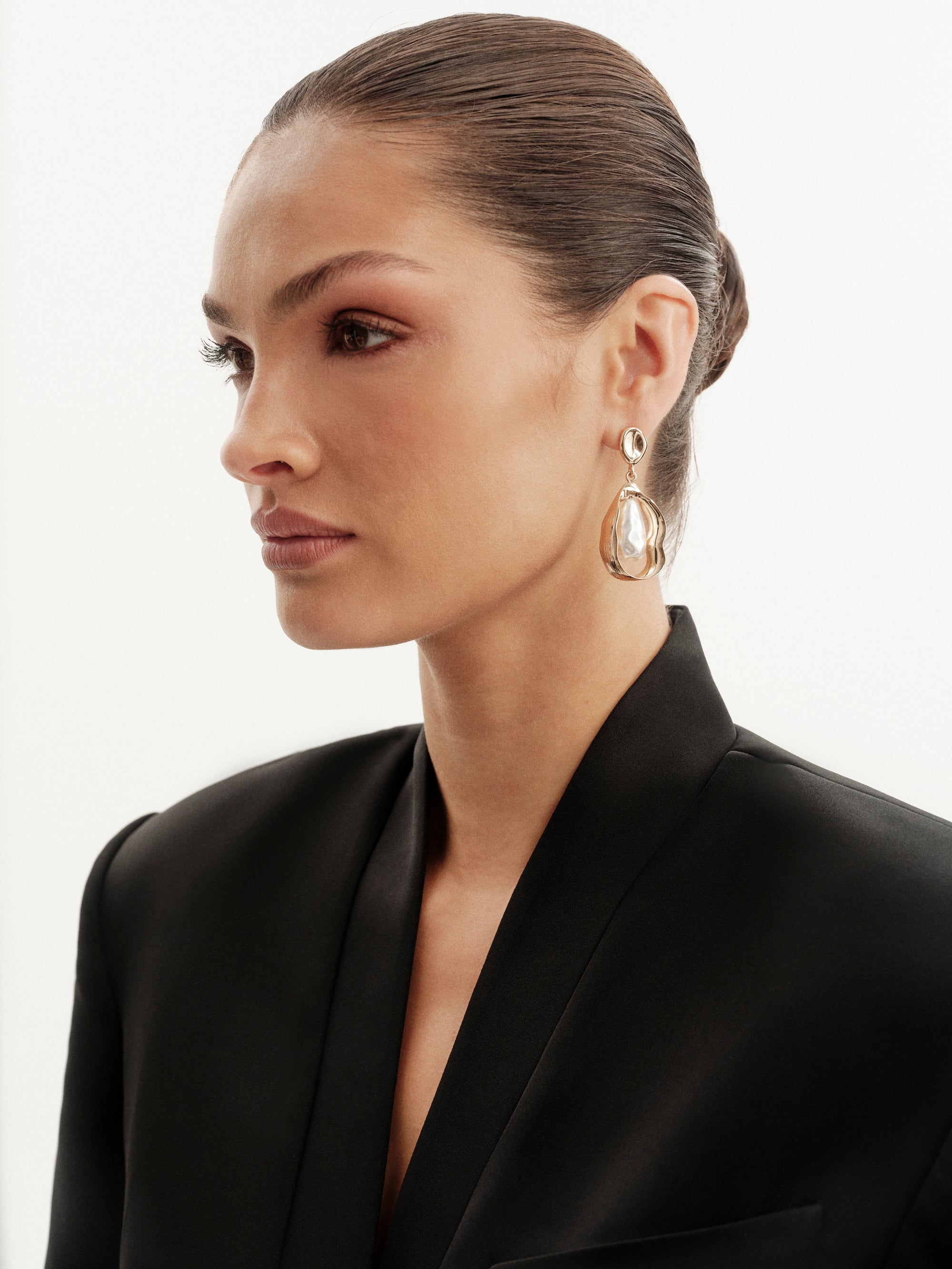 ANDREA EARRINGS - GOLD-PEARL-JEWELLERY-Billini-Billini