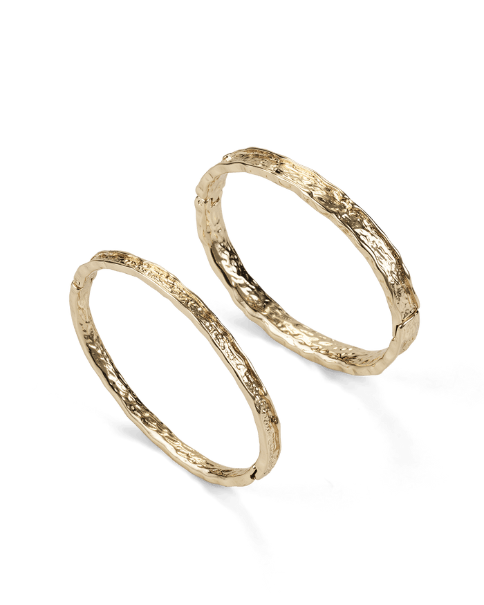 ANDRIANNA BANGLE 2 PACK - GOLD-JEWELLERY-Billini-Billini
