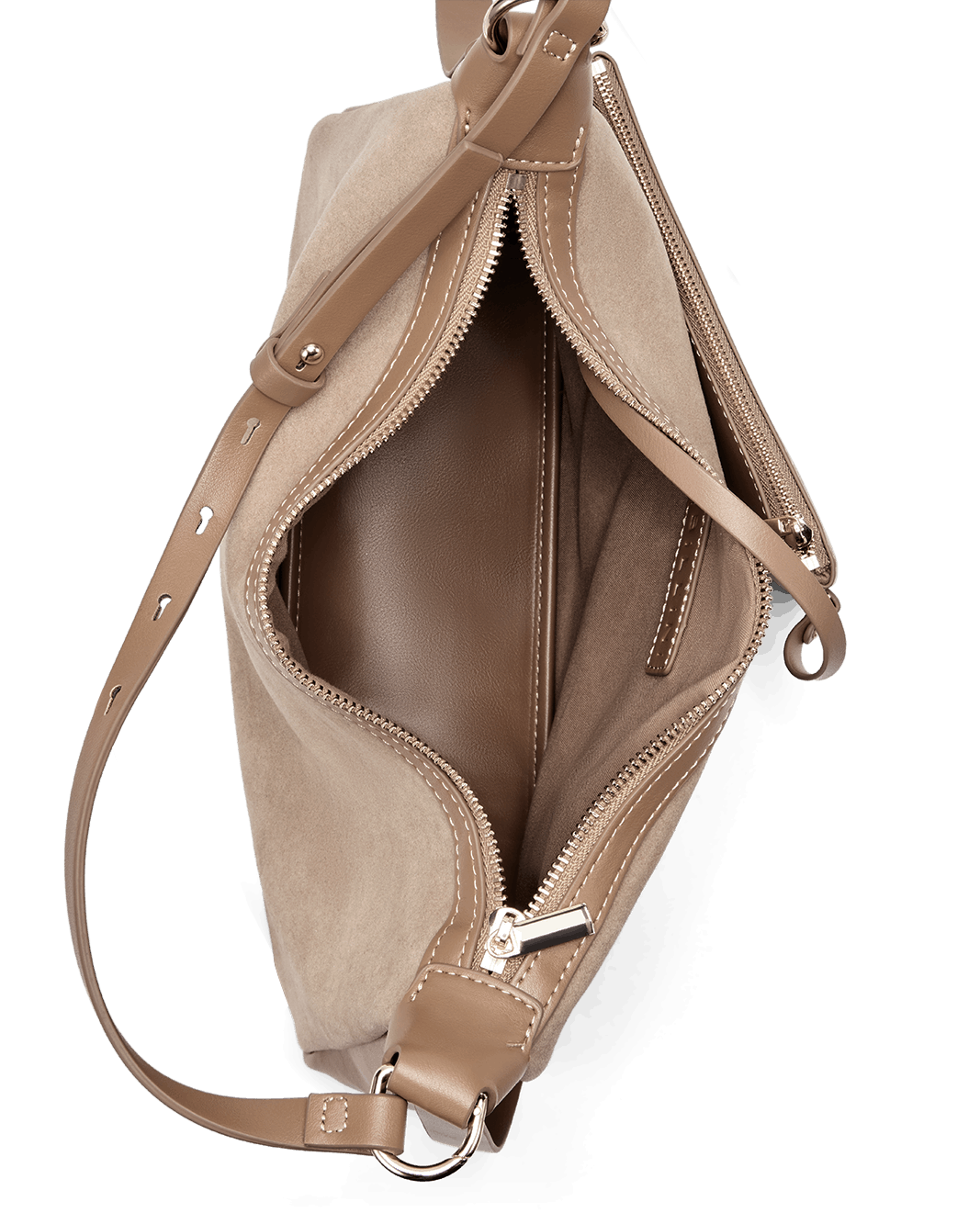 ANINE SHOULDER BAG - CAMEL SUEDE-CAMEL-Handbags-Billini-Billini
