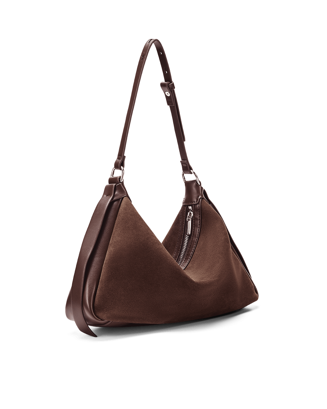 ANINE SHOULDER BAG - MAHOGANY SUEDE-Handbags-Billini-Billini