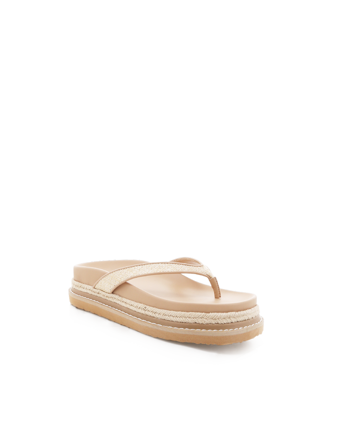 ANNALISE - NATURAL RAFFIA-Sandals-Billini-Billini