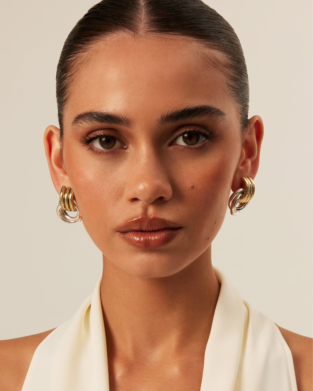 ANTHE EARRING - GOLD-SILVER-JEWELLERY-Billini-O/S-Billini