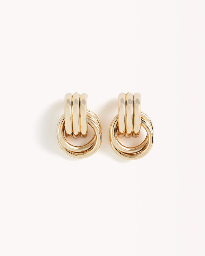 ANTHE LARGE EARRINGS - GOLD-JEWELLERY-Billini-O/S-Billini