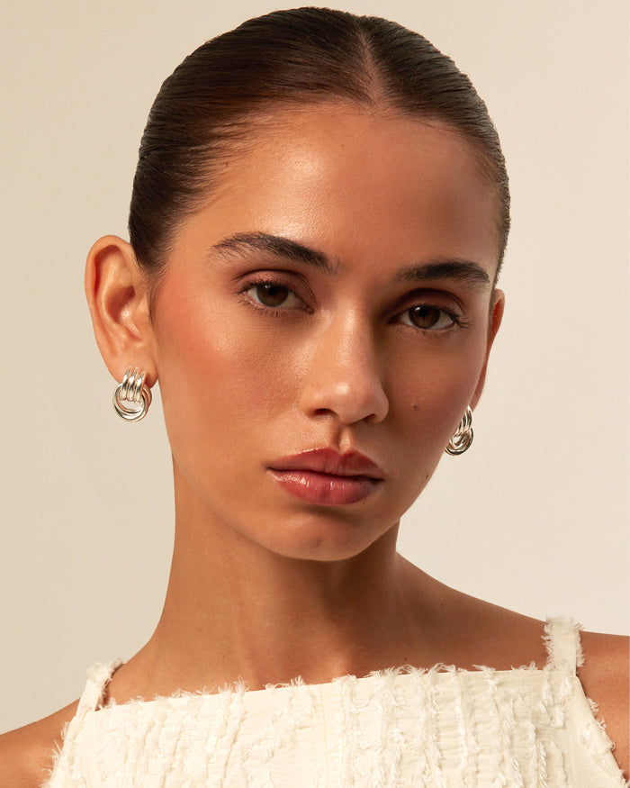 ANTHE MINI EARRINGS - SILVER-JEWELLERY-Billini-Billini