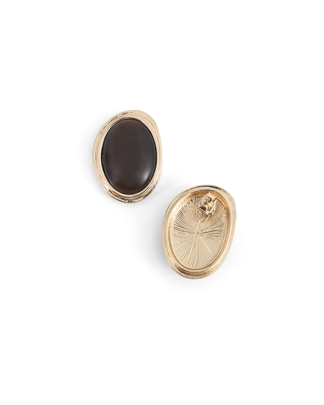 ANYA EARRINGS - GOLD-CHOCOLATE-JEWELLERY-Billini-Billini