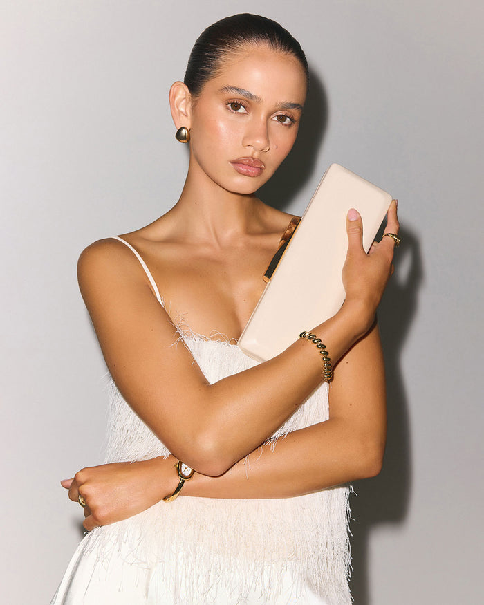 APRIL CLUTCH - BONE