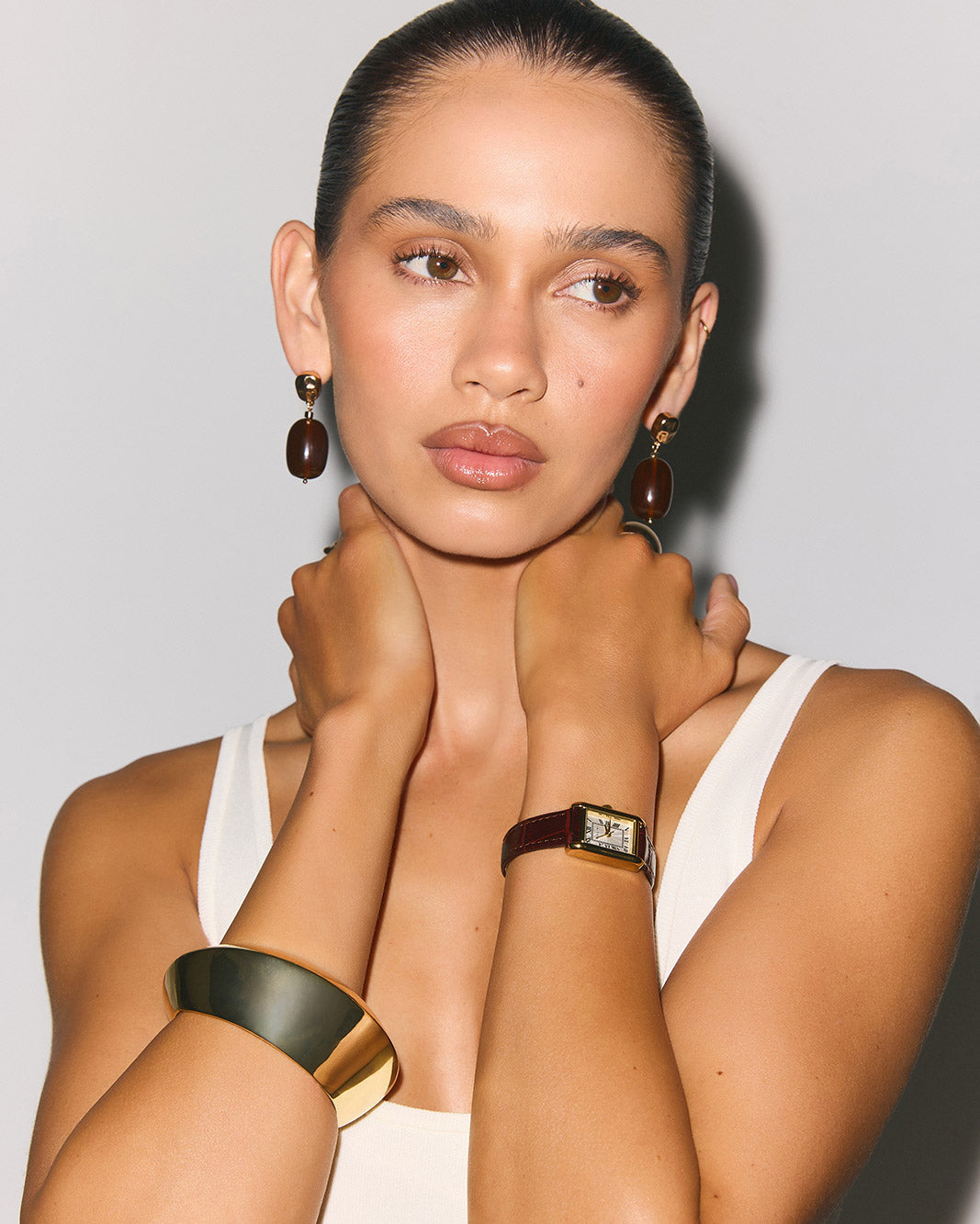 PIETA BANGLE - 18K GOLD PLATED-JEWELLERY-Billini-Billini