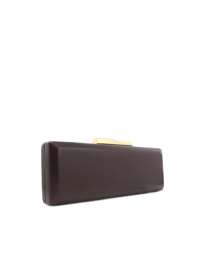 APRIL CLUTCH - CHOCOLATE