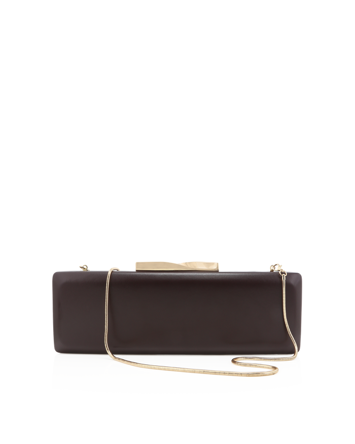 APRIL CLUTCH - CHOCOLATE