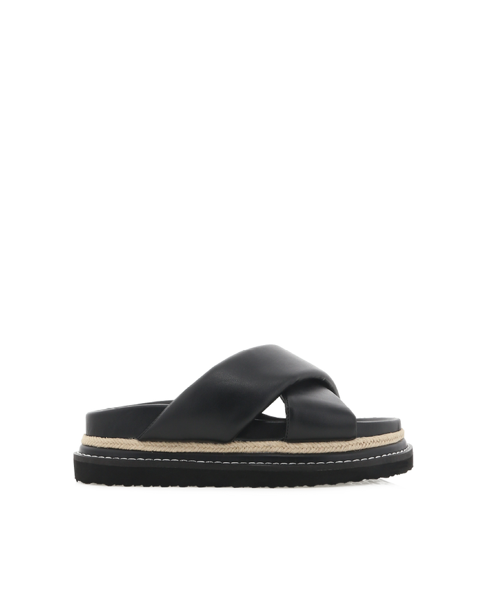 ARABEL WIDE FIT - BLACK-Sandals-Billini-Billini