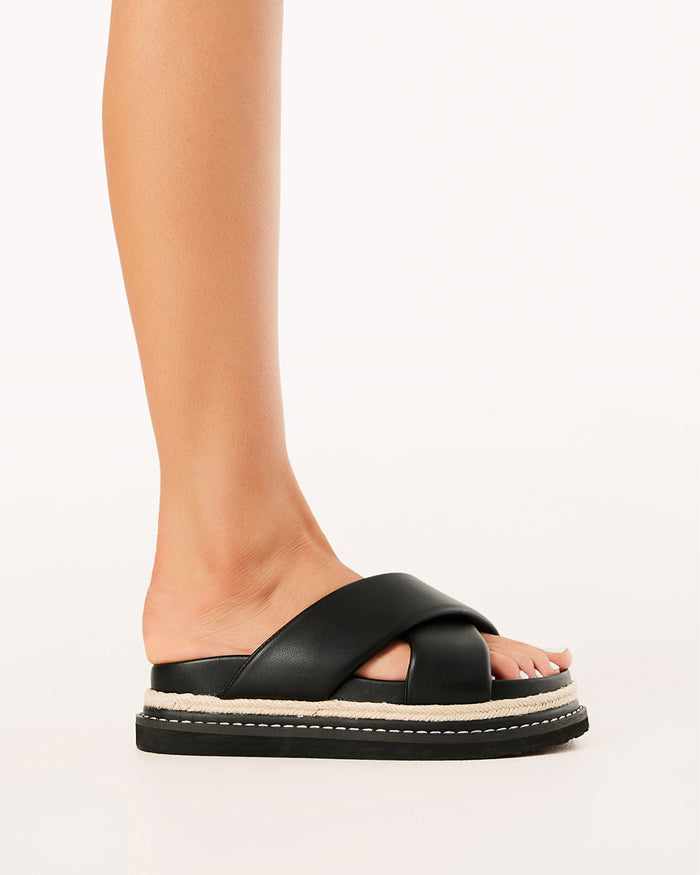 ARABEL WIDE FIT - BLACK-Sandals-Billini-Billini