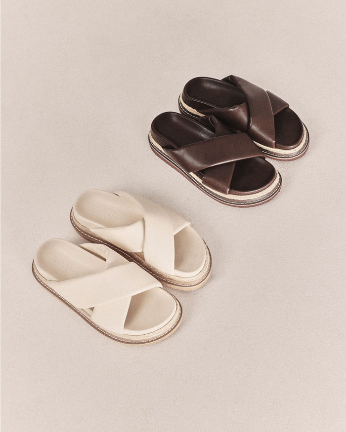 ARABEL - CHOCOLATE-Sandals-Billini-Billini