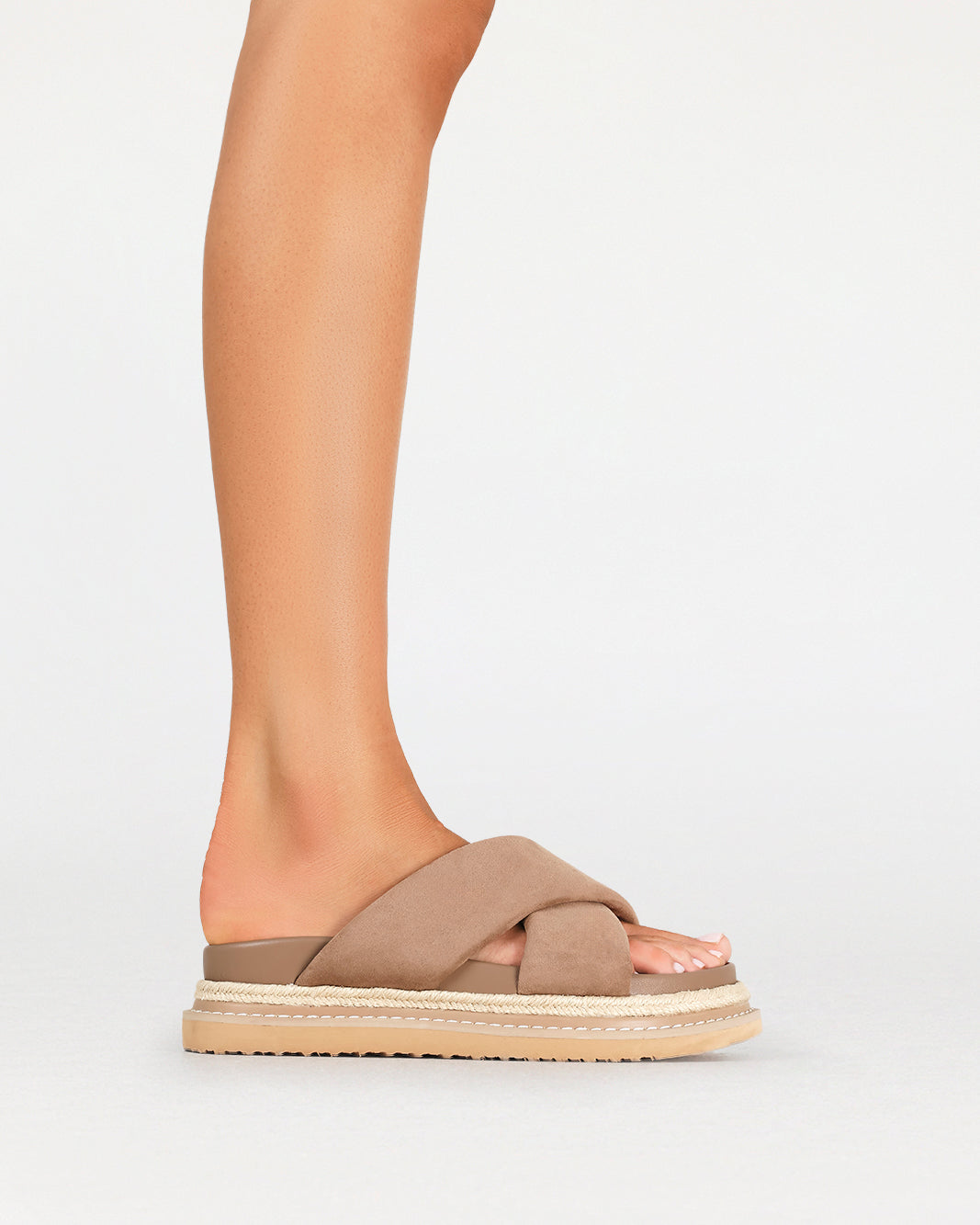 ARABEL - FAWN SUEDE-Sandals-Billini-Billini