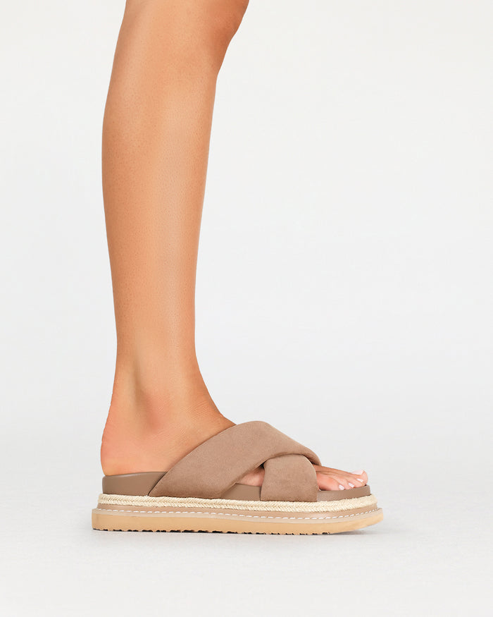 ARABEL - FAWN SUEDE-Sandals-Billini-Billini
