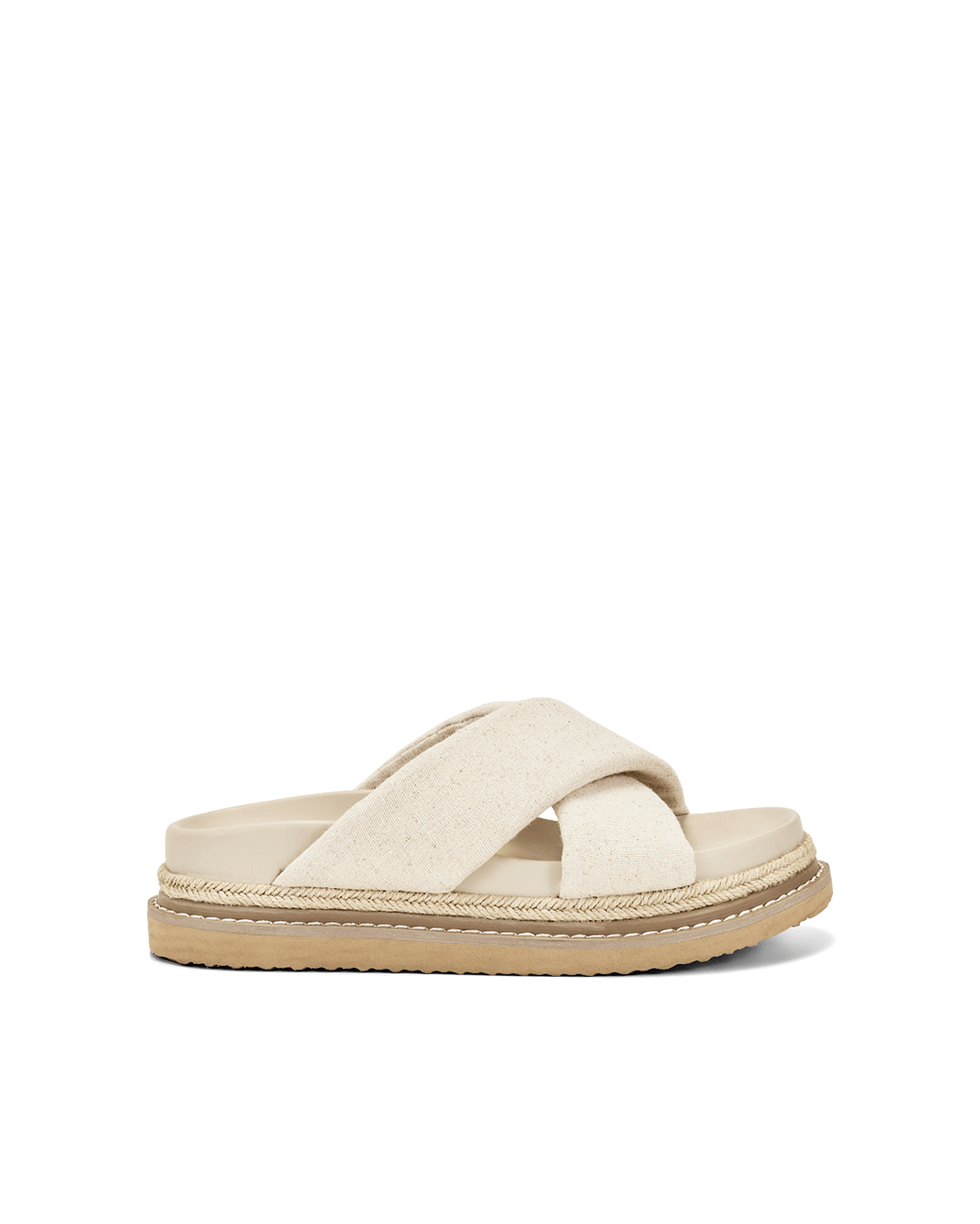ARABEL - WHEAT LINEN-Sandals-Billini-Billini