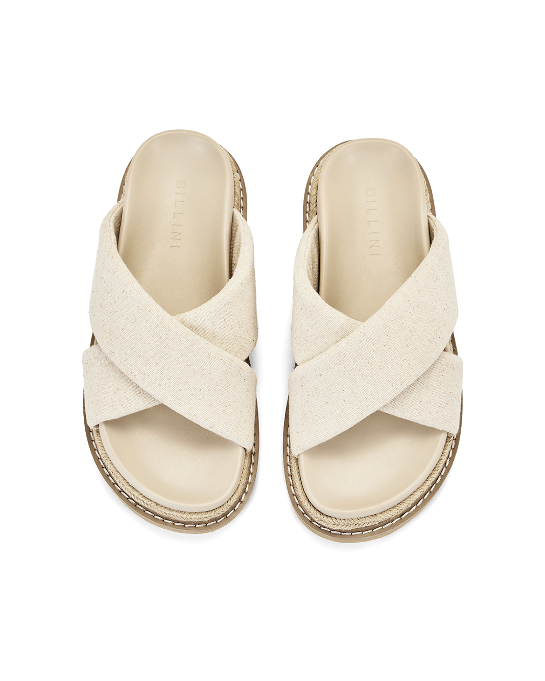 ARABEL - WHEAT LINEN-Sandals-Billini-Billini