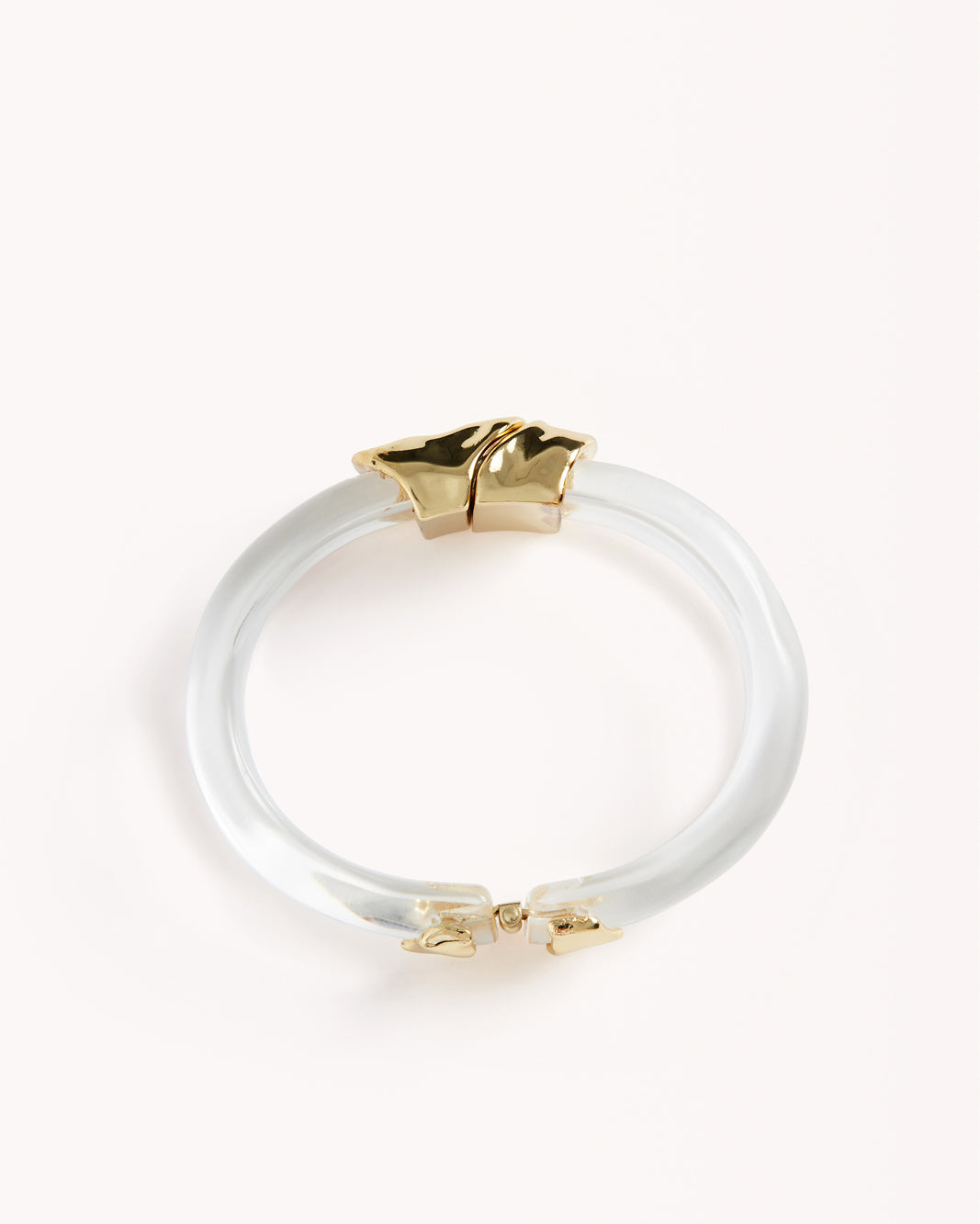 ARIAH BANGLE - CLEAR-GOLD PLATED 18K-JEWELLERY-Billini-O/S-Billini