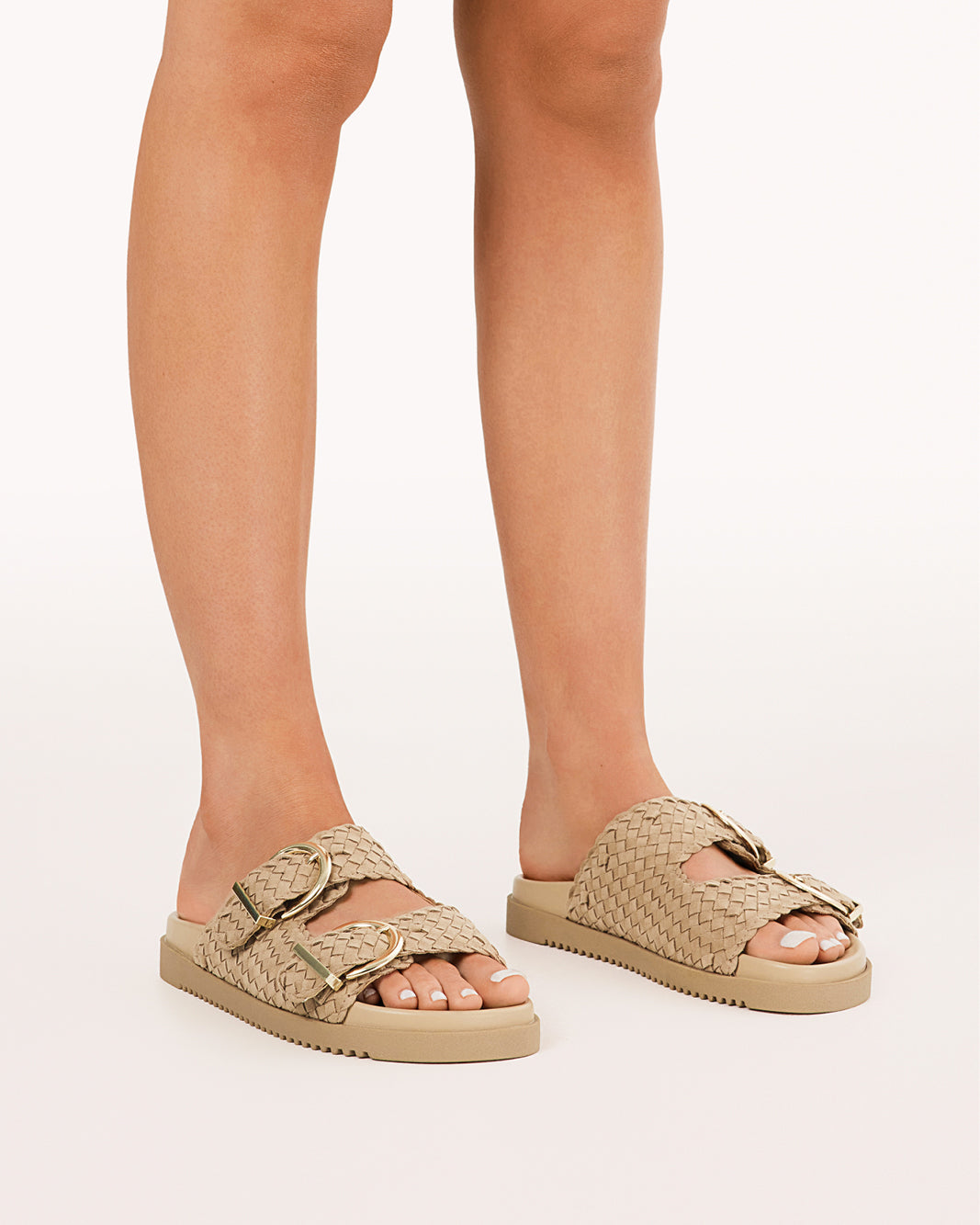 ARLET - BISCUIT SUEDE-Sandals-Billini-Billini