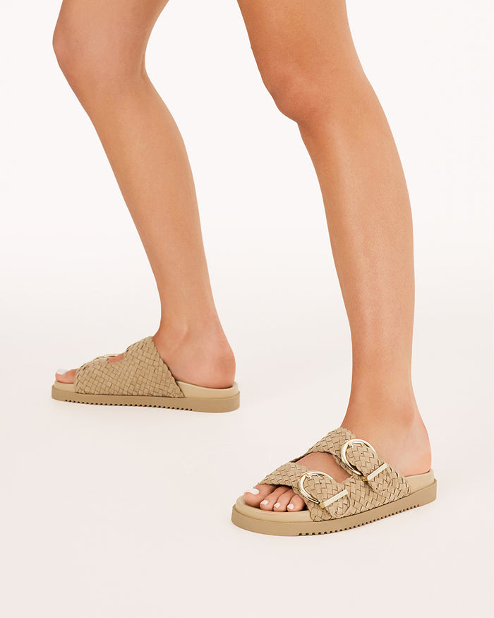 ARLET - BISCUIT SUEDE-Sandals-Billini-Billini