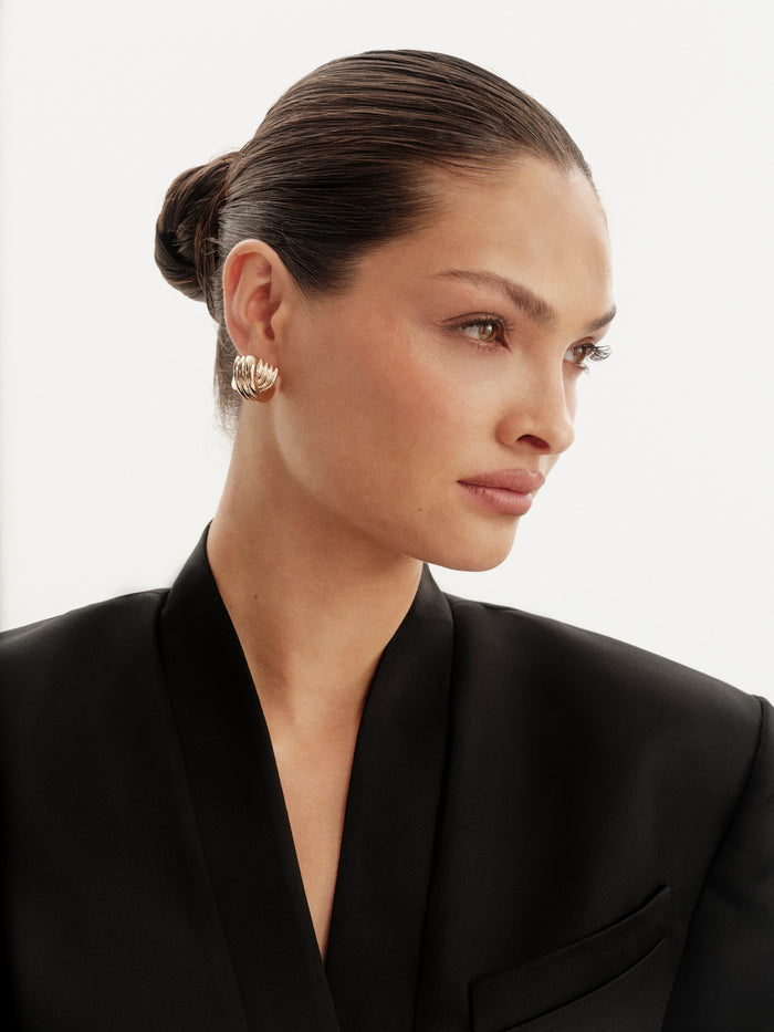 ASPEN EARRINGS - GOLD-JEWELLERY-Billini-Billini