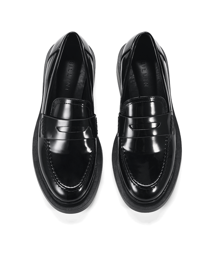 AUGUSTA - BLACK SHINE-Flats-Billini-Billini