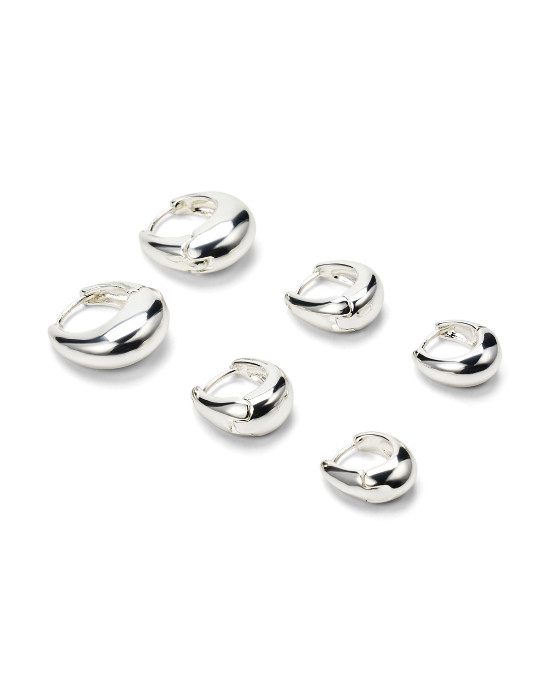 AVENA EARRING 3 PACK - STERLING SILVER-JEWELLERY-Billini-Billini