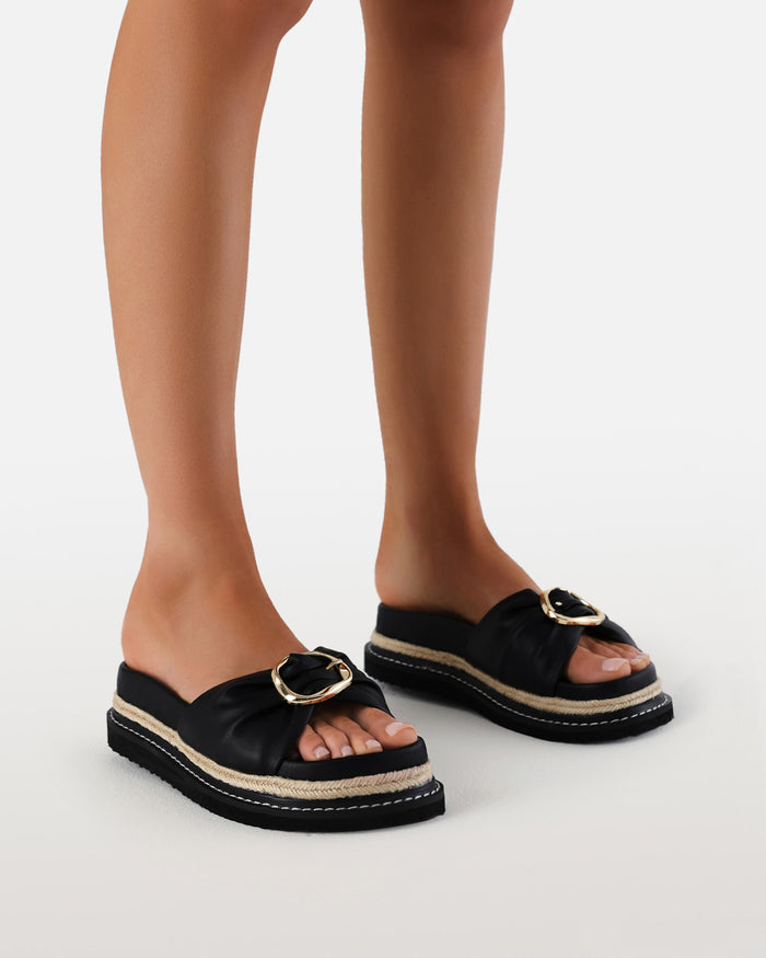 AYDEN - BLACK-Sandals-Billini-Billini