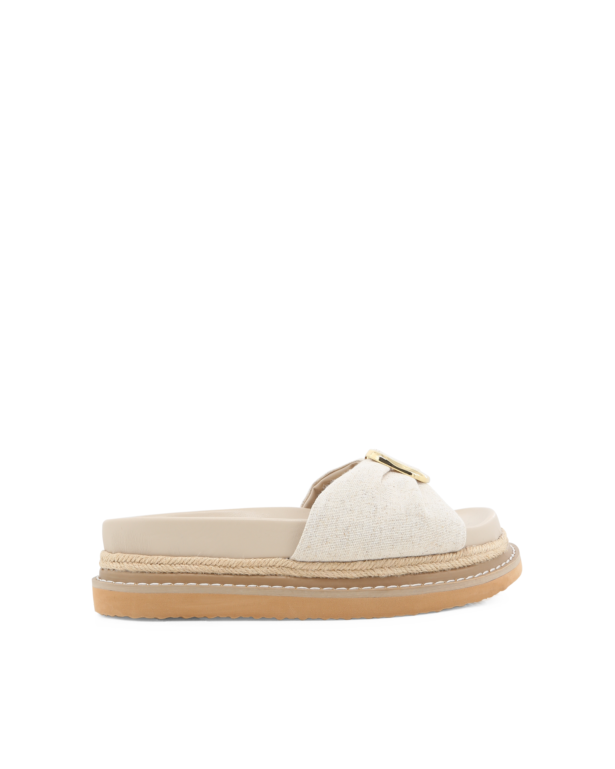 AYDEN - WHEAT LINEN-Sandals-Billini-Billini