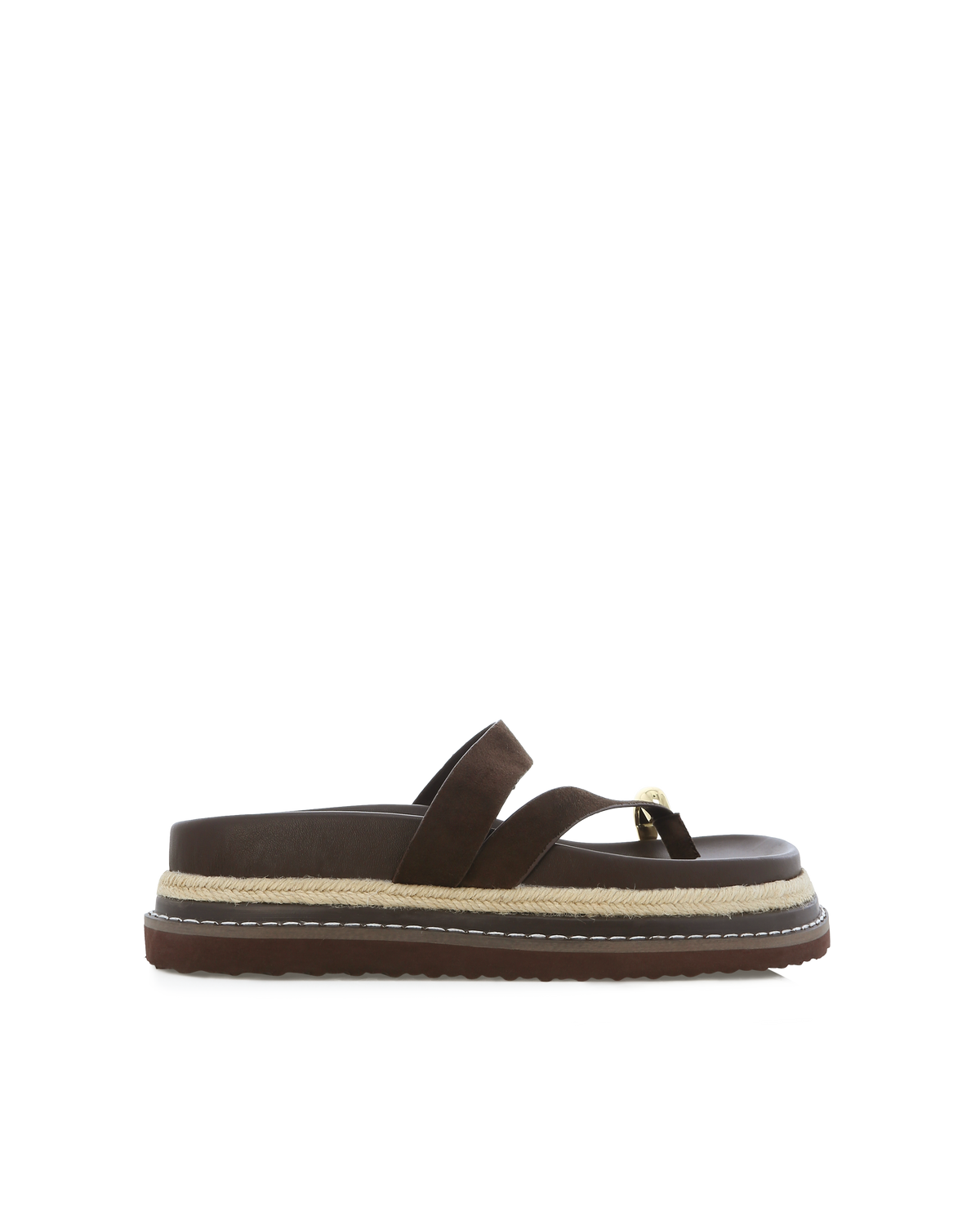 AZIRA - DARK CACAO SUEDE-Sandals-Billini-Billini