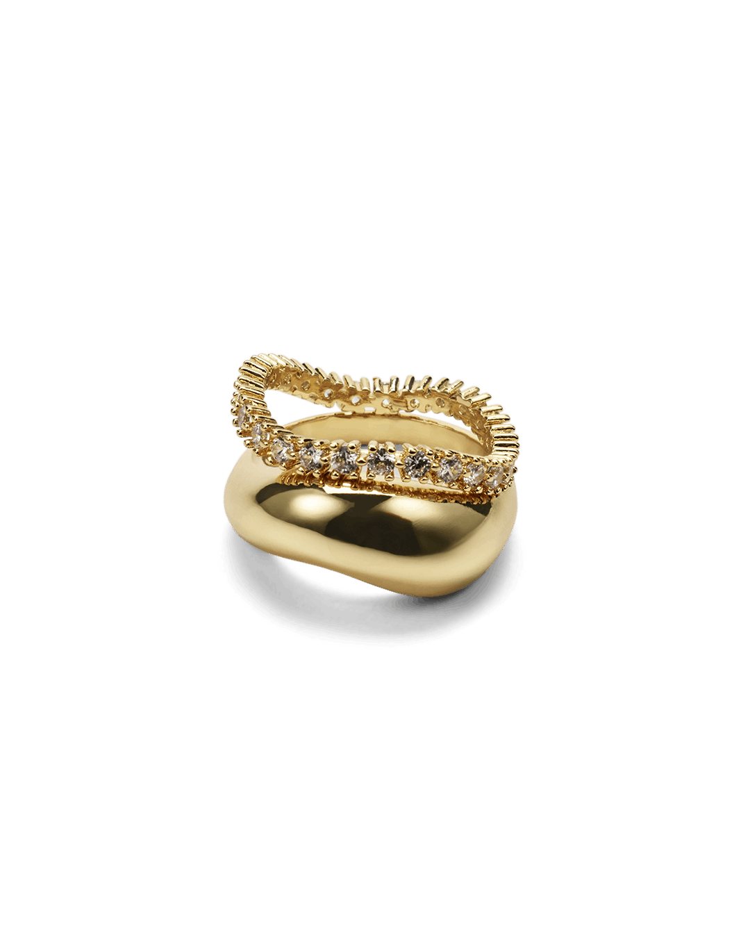BAYLEE RING 2 PACK - GOLD PLATED 18K-JEWELLERY-Billini-Billini