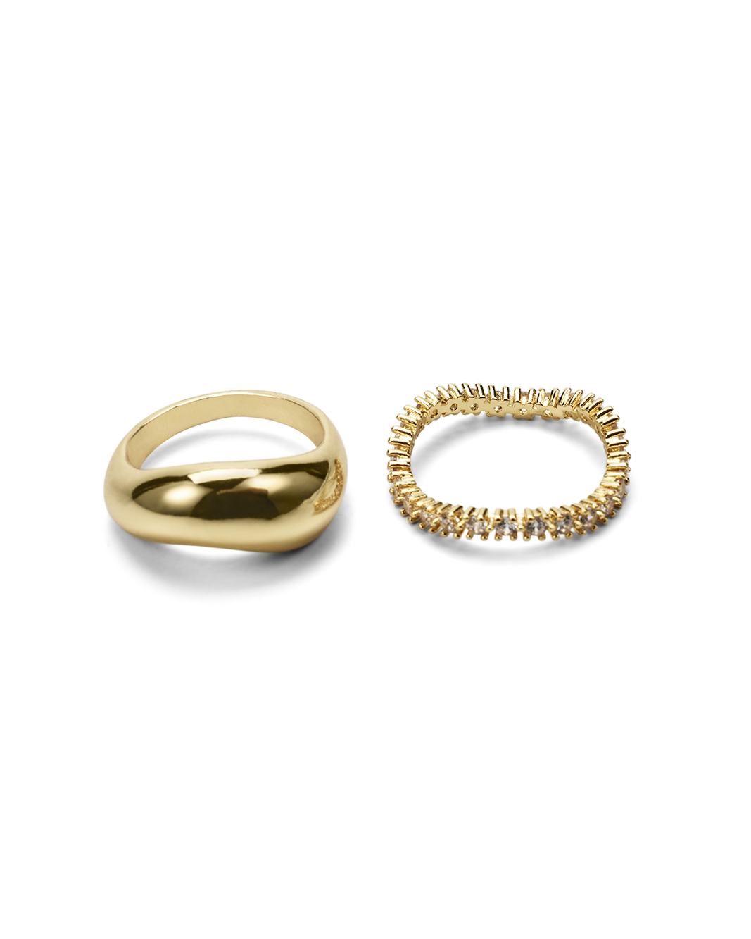 BAYLEE RING 2 PACK - GOLD PLATED 18K-JEWELLERY-Billini-Billini