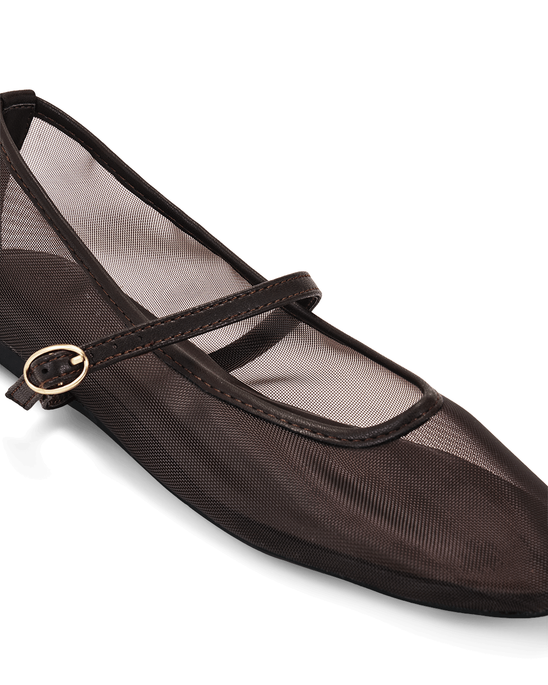 BEATRIZ - CHOCOLATE MESH-Flats-Billini-Billini