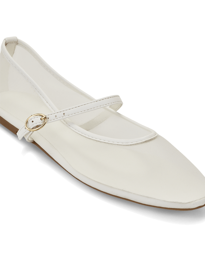 BEATRIZ - WHITE MESH-Flats-Billini-Billini