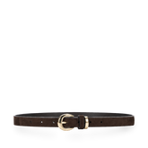 DARK CACAO SUEDE-GOLD
