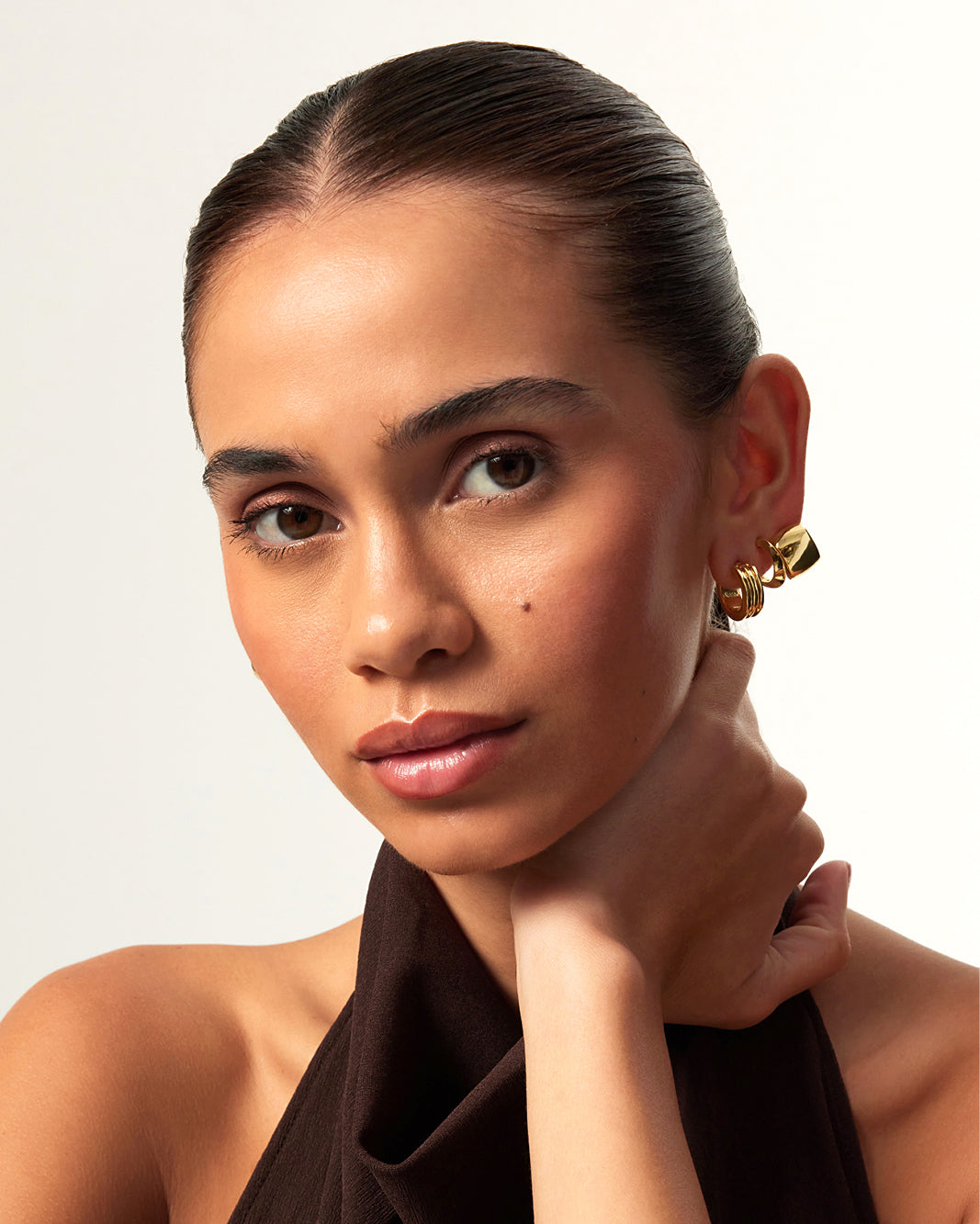 BELLE 3 PACK EARRINGS - GOLD PLATED 18K-JEWELLERY-Billini-Billini