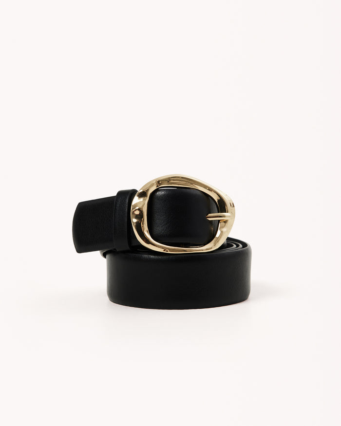 BERNADETTE BELT - BLACK-GOLD-BELTS-Billini-Billini