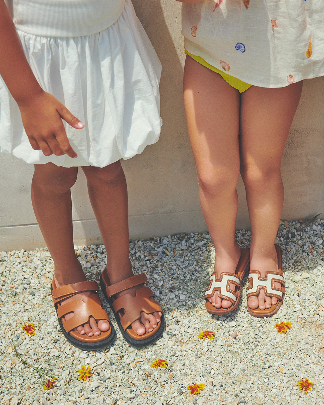 GORDY MINI - NATURAL LINEN-TAN-Sandals-Billini-Billini