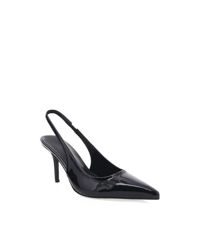 BLONDIE WIDE FIT - BLACK PATENT-PUMPS-Billini-Billini